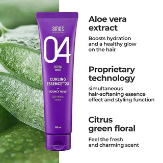 Amos - Curling Essence 2X Bouncy Wave 150ml - Koreabe