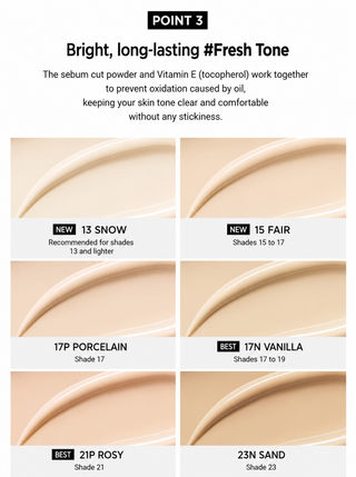 Вариант — Тональная основа-кушон Blur Pixel SPF50+ PA+++, 12 г — 6 оттенков
