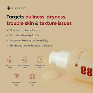 K Secret - Snail Mucin 97% Rice Essence 100ml