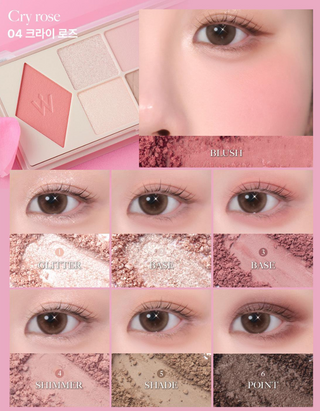 Wonjungyo - W Daily Mood Up Palette - 3 Цвета