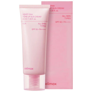 Celimax - Солнцезащитный крем с розовым тоном Heart Pink Tone Up Sun Cream 40 мл
