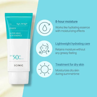 Scinic Super Mild Sun Essence 50ml - Koreabe