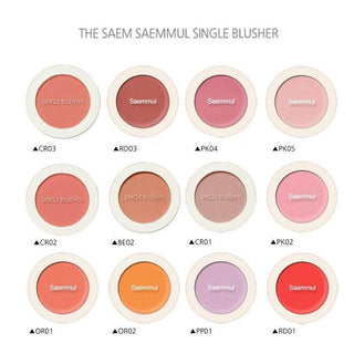 The Saem Saemmul Single Blusher - 23 Colors - Koreabe