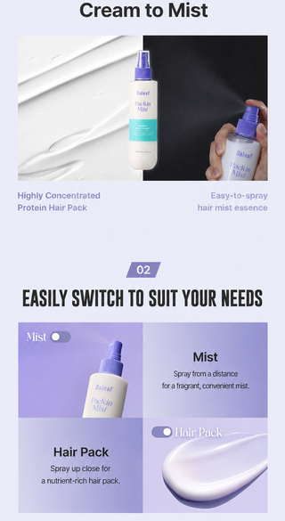Daleaf - No Wash Pack In Mist 200ml