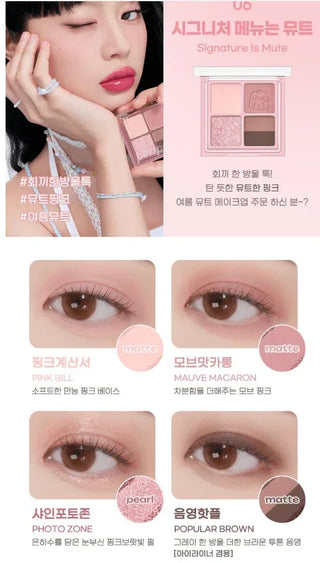 Peripera - Ink Pocket Shadow Palette - 6 Colors - Koreabe