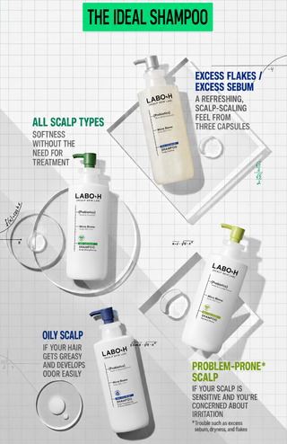 Labo H - Scalp Clarifying Cooling + No Sebum Shampoo 400ml