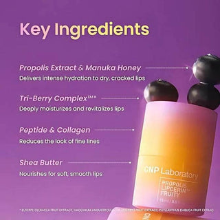 CNP - Propolis Lipcerin - 3 Flavors - Koreabe