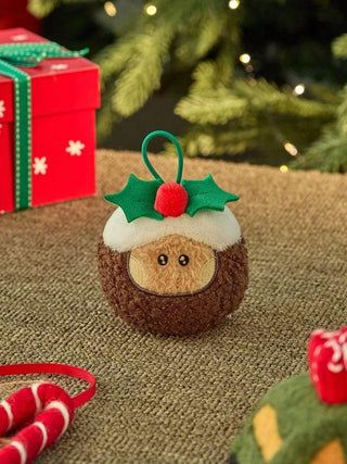 BT21 - SHOOKY Mini Minini Petite Holiday Ornament Doll Keyring - Koreabe