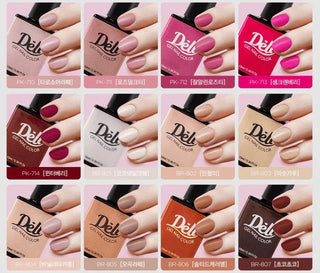 Delibeauty - Color Gel Nail - 17 Colors - Koreabe