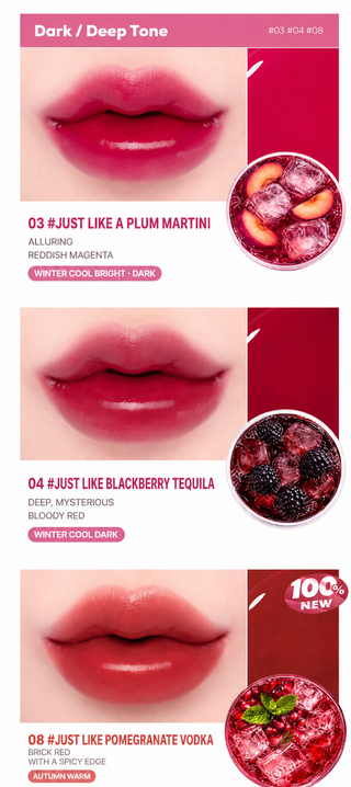 Lilybyred - Juicy Water Tint - 8 вариантов
