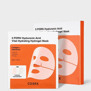 COSRX - 5PDRN Hyaluronic Acid Vital Hydrating Hydrogel Mask 3ea - Koreabe