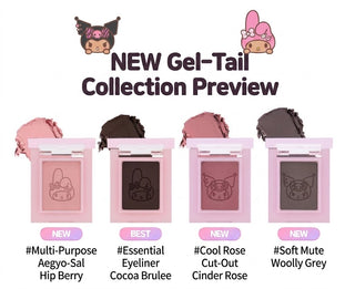 Holika Holika - My Fave Fix Eyeshadow - 6  Colors (Sanrio Ver)