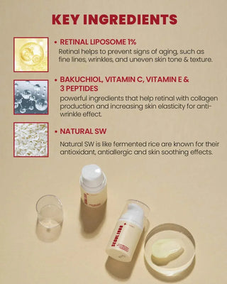 K Secret Seoul 1988 - Retinal Liposome 1% + Fermented Rice 50ml - Koreabe