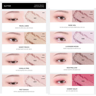 Tirtir - Airslick Pocket Eyeshadow - 38 Colors - Koreabe