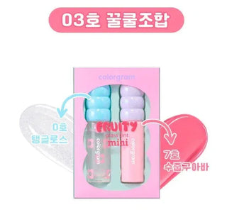Colorgram - Fruity Glass Tint Mini Duo - 3 Colors - Koreabe