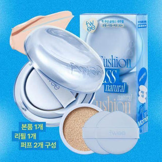 Fwee - Cushion Glass Natural SPF 50+ PA+++ - 5 Colors - Koreabe