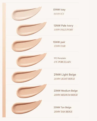 Giverny - Dewy Glassy Foundation 30ml - 7 Colors - Koreabe