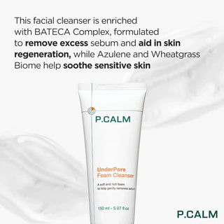 P Calm Underpore Foam Cleanser 150 ml - Koreabe