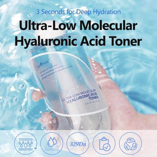 Isntree - Hyaluronic Ultra Low Molecular Hyaluronic Acid Toner 300ml - Koreabe