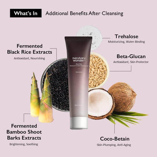 Haruharu Wonder Black Rice Moisture 5.5 Soft Cleansing Gel 100ml - Koreabe