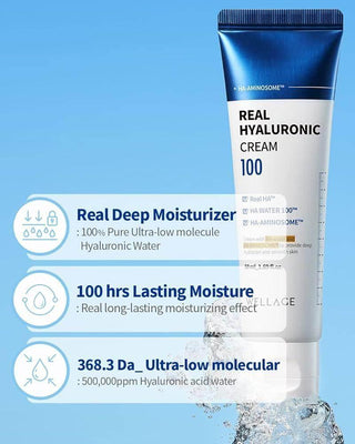 Wellage Real Hyaluronic Cream 100 80ml - Koreabe