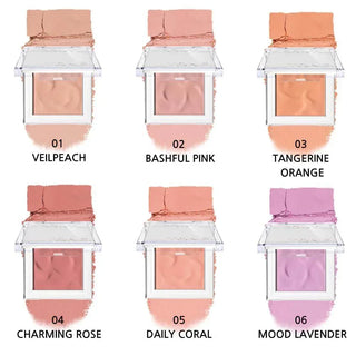 About Tone - Fluffy Wear Blusher - 6 Colors - Koreabe