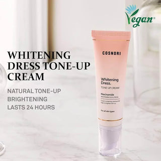 Cosnori Whitening Dress Tone up Cream (Vegan) 50ml - Koreabe