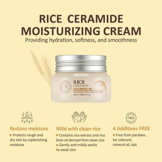 The Face Shop Rice Ceramide Moisturizing Cream 50ml - Koreabe