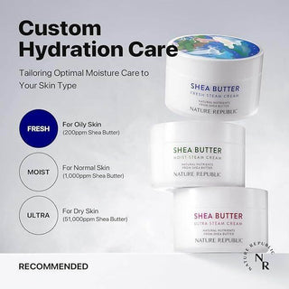 Nature Republic - Shea Butter Fresh Steam Cream 100ml - Koreabe