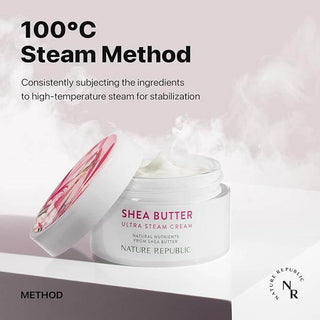 Nature Republic - Shea Butter Ultra Steam Cream 100ml - Koreabe