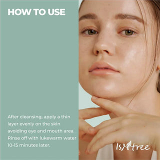 Isntree Mugwort Calming Clay Mask 100ml - Koreabe