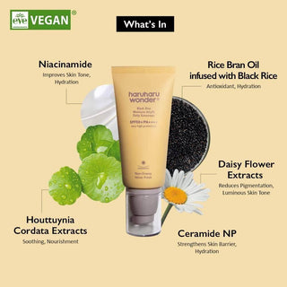HaruHaru Wonder Black Rice Moisture Airyfit Sunscreen 50ml - Koreabe