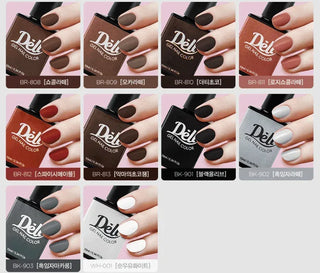 Delibeauty - Color Gel Nail - 17 Colors - Koreabe
