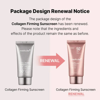 (Renewal) Medicube - Collagen Firming Sun Cream SPF50+ PA++++ 50ml - Koreabe