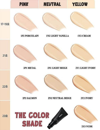 Inga - Tattoo Foundation 30ml - 3 Colors - Koreabe