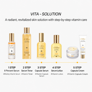d'Alba  - Vita Toning Serum Set (Toner 180ml + Serum 100ml + Lotion 100ml)