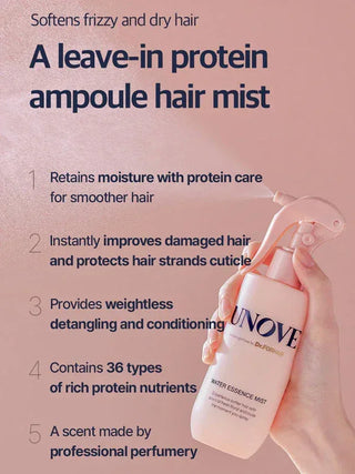 Unove - Water Essence Hair Mist 200ml - Koreabe