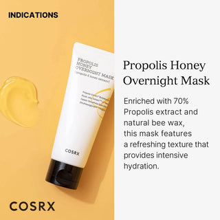 COSRX Full Fit Propolis Honey Overnight Mask 60ml - Koreabe