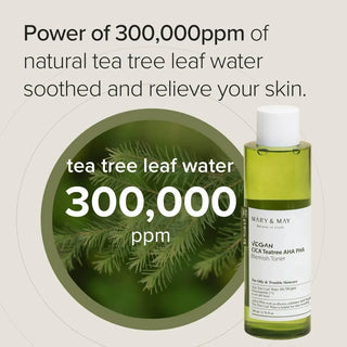 Mary&May Vegan Cica Tea Tree AHA PHA Blemish Toner 200ml - Koreabe