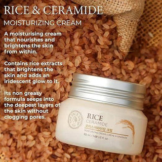 The Face Shop Rice Ceramide Moisturizing Cream 50ml - Koreabe