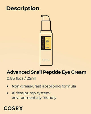 COSRX Advanced Snail Peptide Eye Cream 25ml - Koreabe