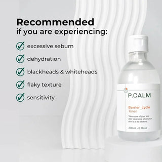 P Calm Barrier Cycle Toner 200 ml - Koreabe
