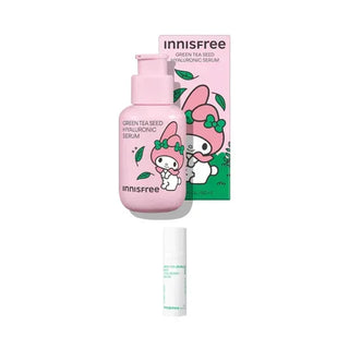 Innisfree - Green Tea Hyaluronic Serum 80ml + 15ml (MyMelody Edition) - Koreabe