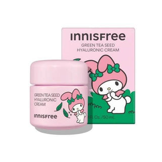 Innisfree - Green Tea Seed Hyaluronic Cream 50ml + 15ml (My Melody Edition) - Koreabe