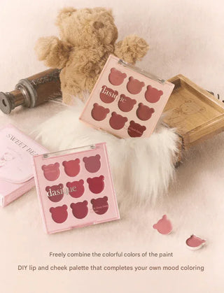 Dasique - Mood Painting Lip & Cheek Palette 6g - 6 Colors - Koreabe