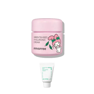 Innisfree - Green Tea Seed Hyaluronic Cream 50ml + 15ml (My Melody Edition) - Koreabe