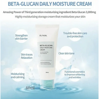 IUNIK - Beta-Glucan Daily Moisture Cream 60ml - Koreabe