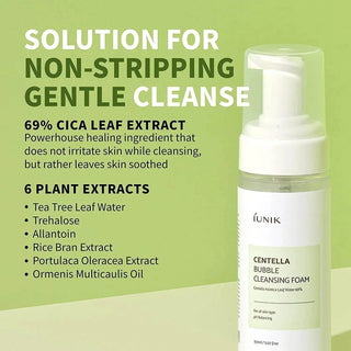IUNIK - Centella Bubble Cleansing Foam 150ml - Koreabe