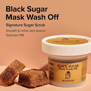 Skinfood Black Sugar Mask Wash Off 120g - Koreabe