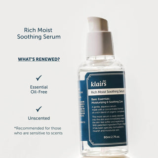 Klairs - Rich Moist Soothing Serum 80ml - Koreabe